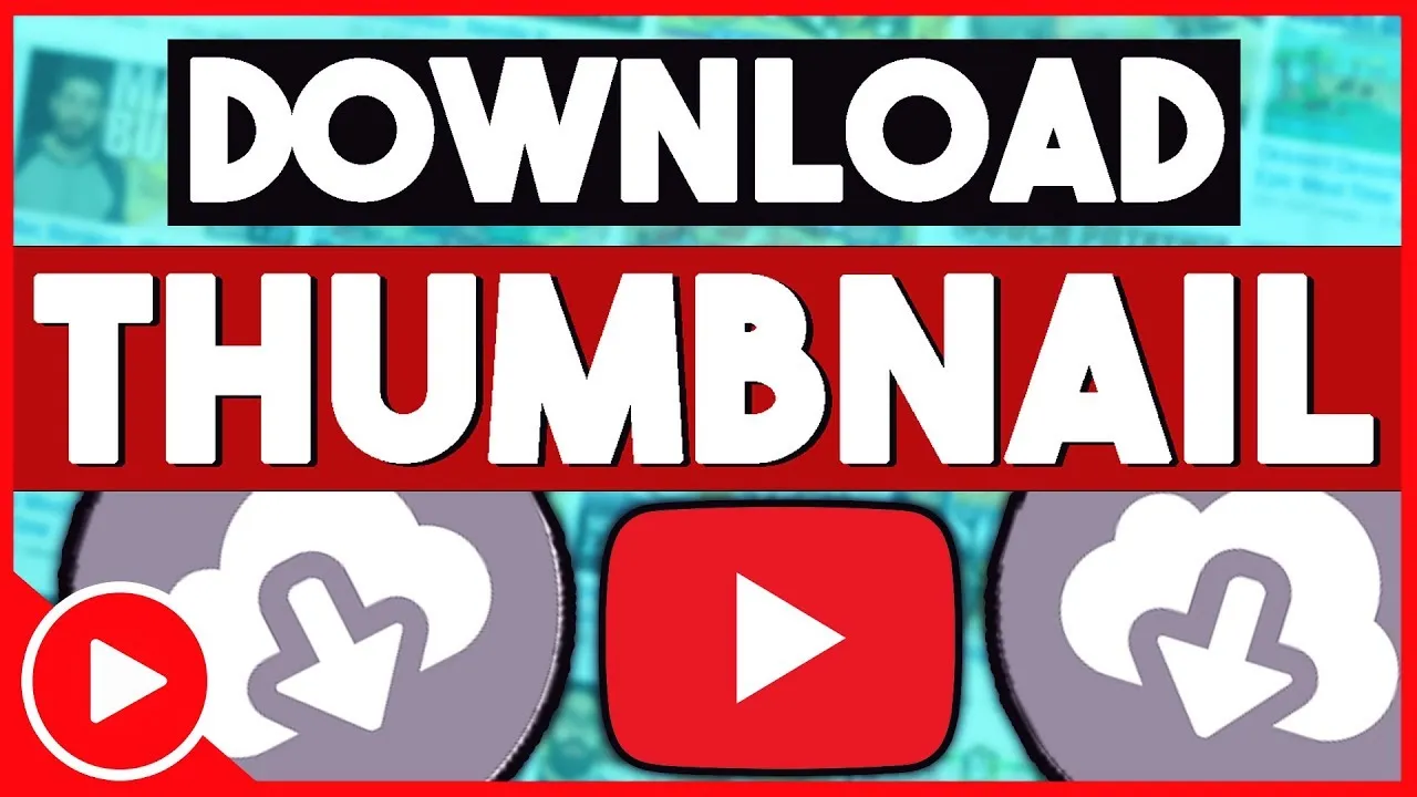 How To Download YouTube Thumbnail 2018  YouTube