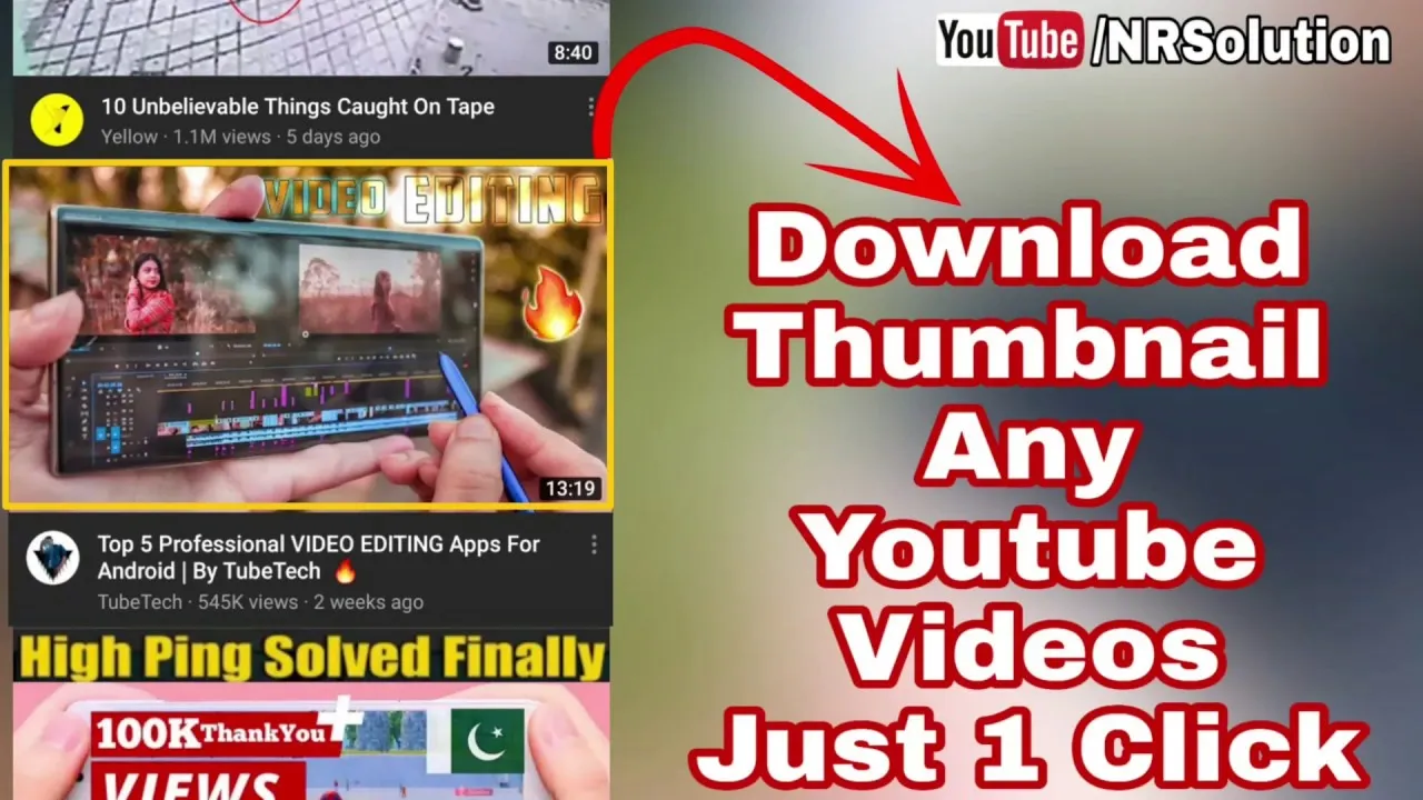 How To Download YouTube Thumbnail images  YouTube