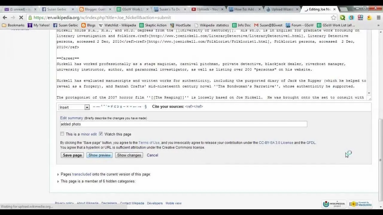 Uploading Photos and Using them on Wikipedia  YouTube