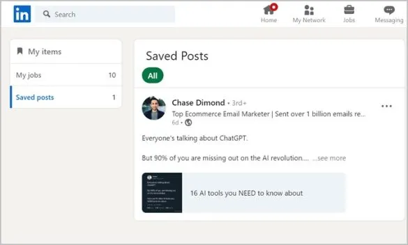 How to Find Saved Posts and Jobs on LinkedIn on Mobile and Desktop 