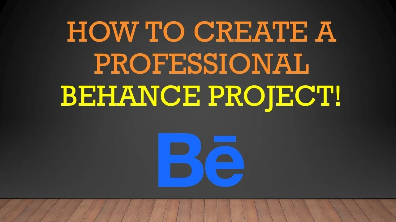 How to Post Your Project on Behance for Portfolio  How to Create a 