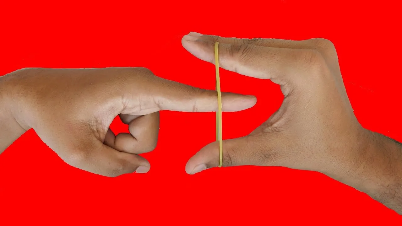 Rubber Band Magic Tricks With Finger Magic Trick Guru  YouTube