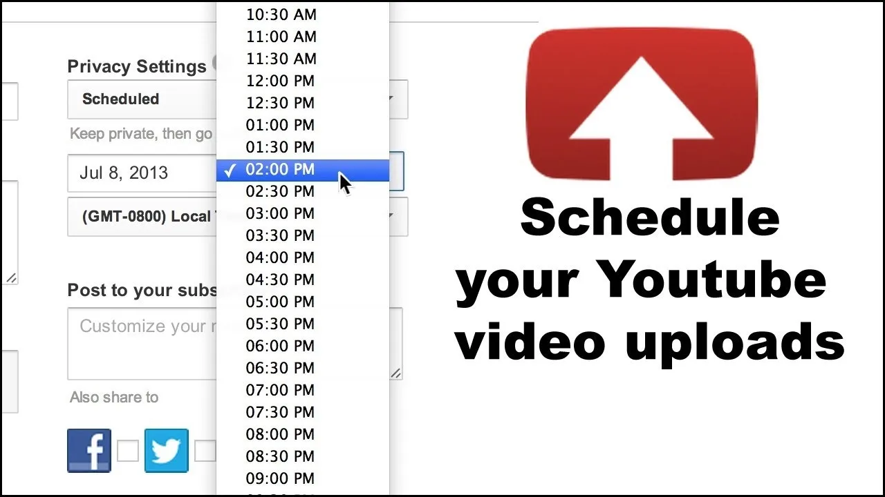 How to schedule an already uploaded Youtube video  YouTube