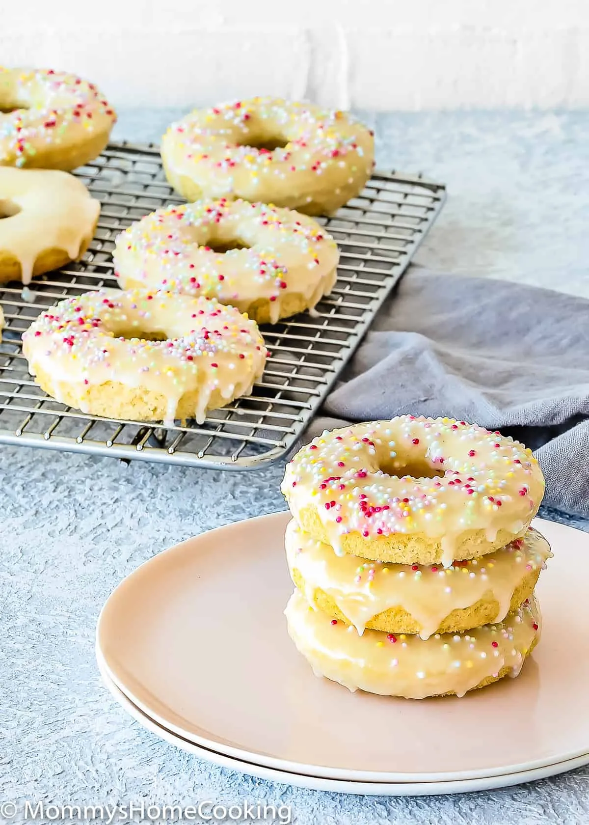 Easy Eggless Baked Donuts  Mommys Home Cooking