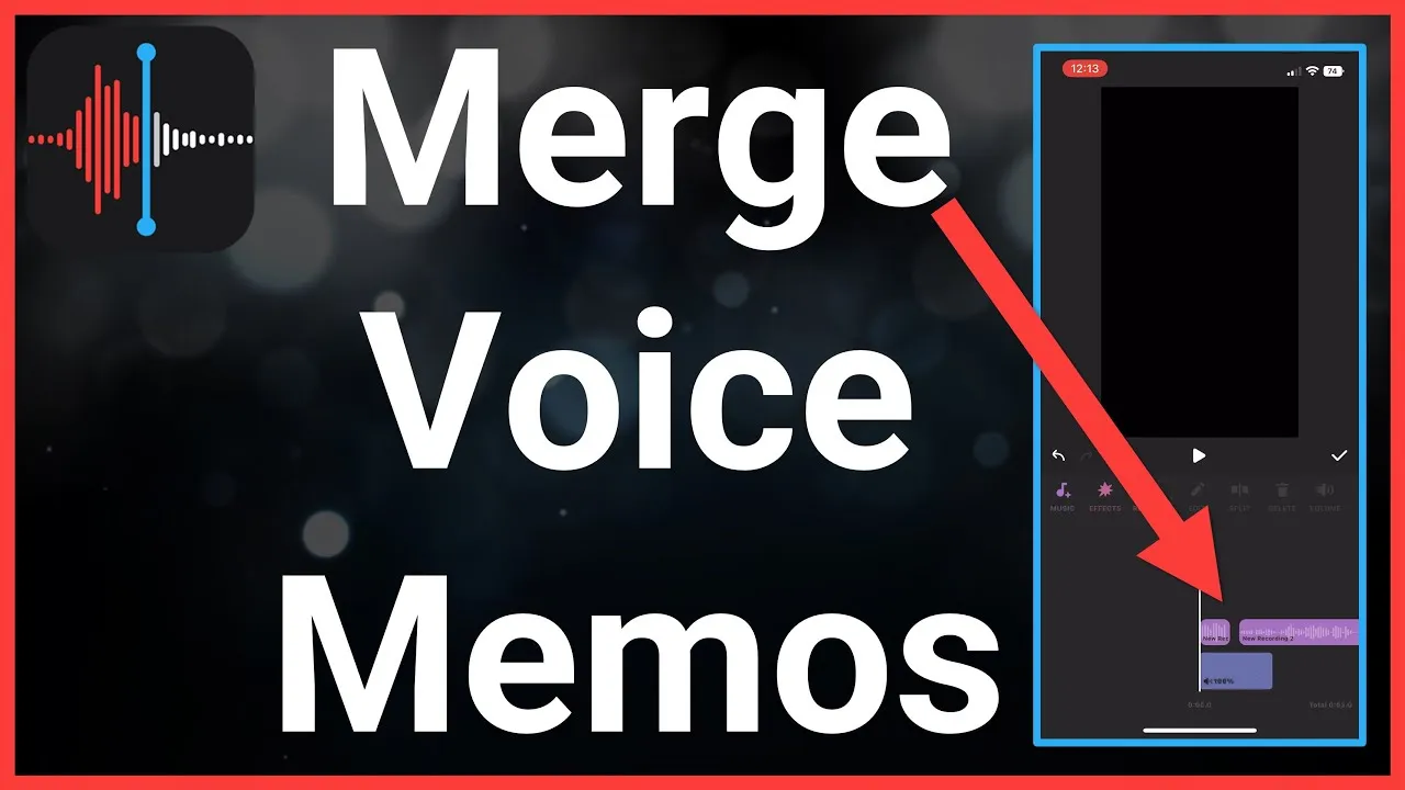 How To Combine Voice Memos On iPhone  YouTube