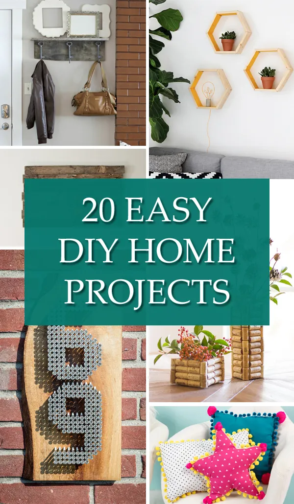 20 Easy DIY Home Projects You Can Do In A Day  DIY to Try