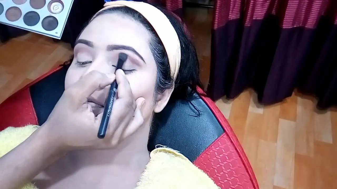 Pancake Makeup Tutorial Golden Eye Shadow  YouTube