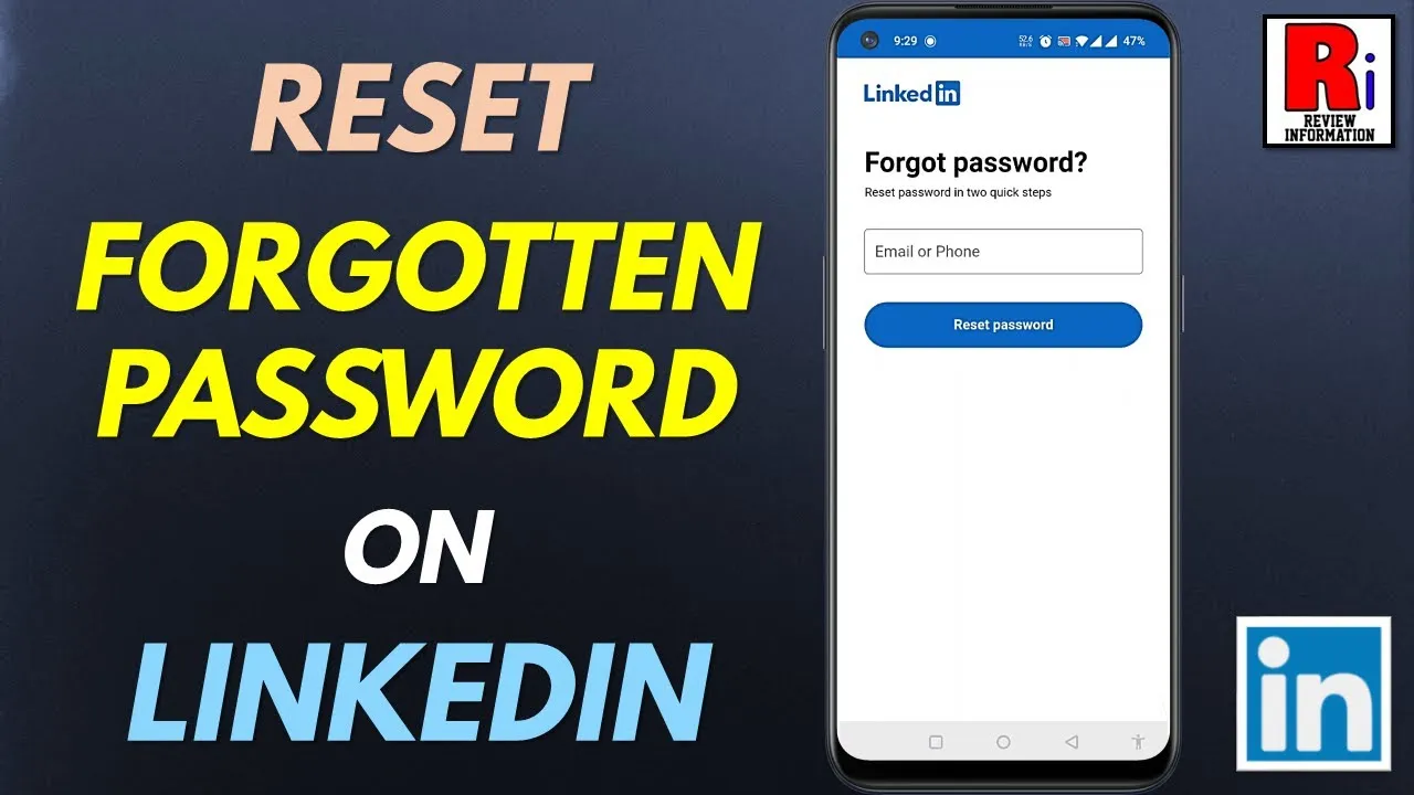 How to Reset Forgotten Account Password on LinkedIn  YouTube