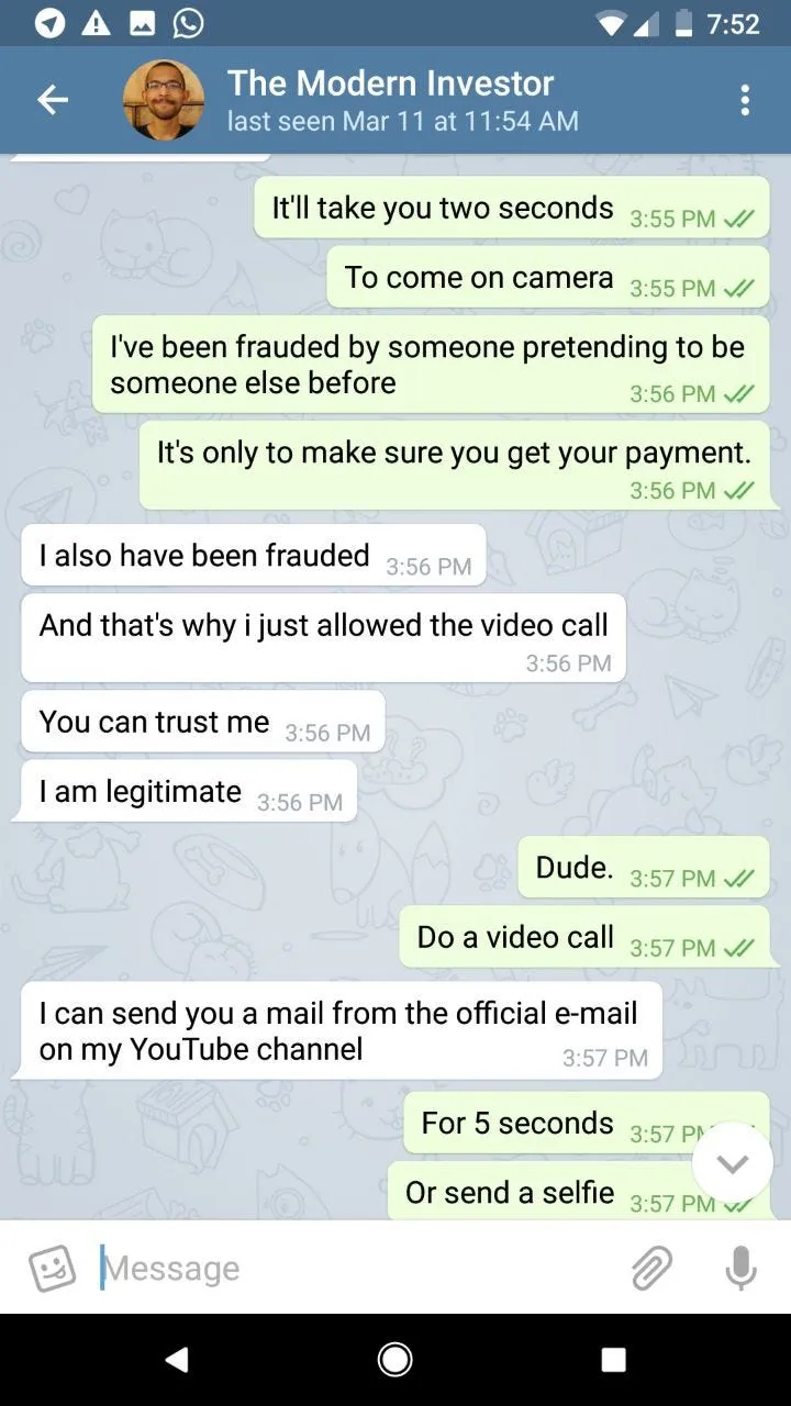 Whos Who The life and times of a Telegram scammer