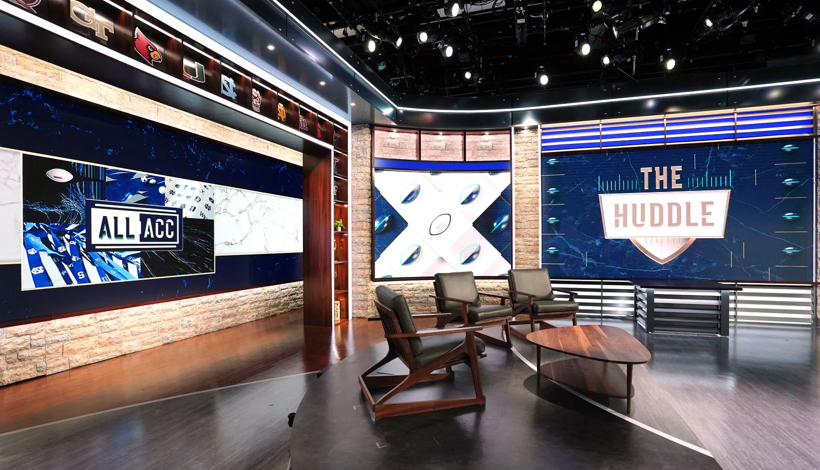 ACC Network  Studio G  Broadcast Design Gallery