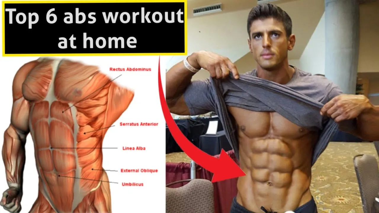 Six pack abs workout at home Top 6 abs workout sixpack  