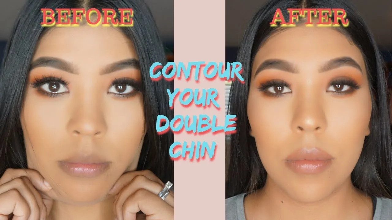 How To Contour A Double Chin  Justinboey