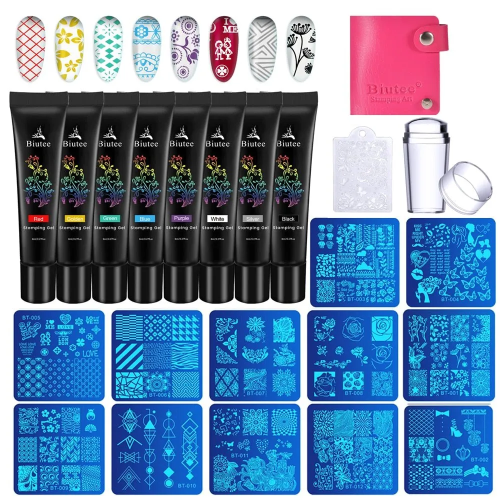 Nail Art Stamping Kit  LightsBetter