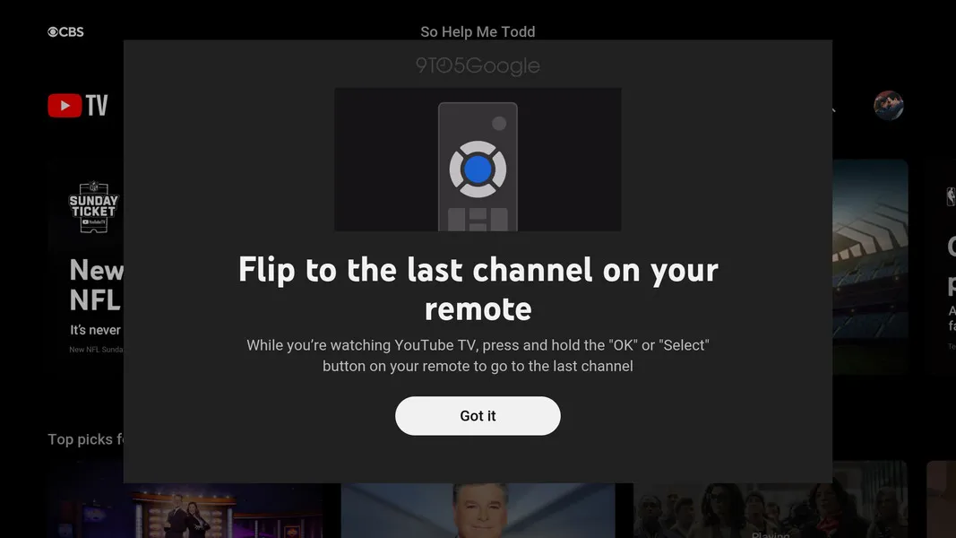 YouTube TV launches Last Channel Shortcut for quicker channel 