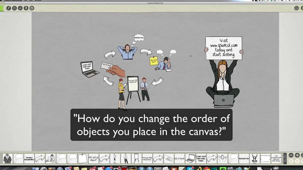 Using VideoScribe  How to Change the Order of Objects  YouTube