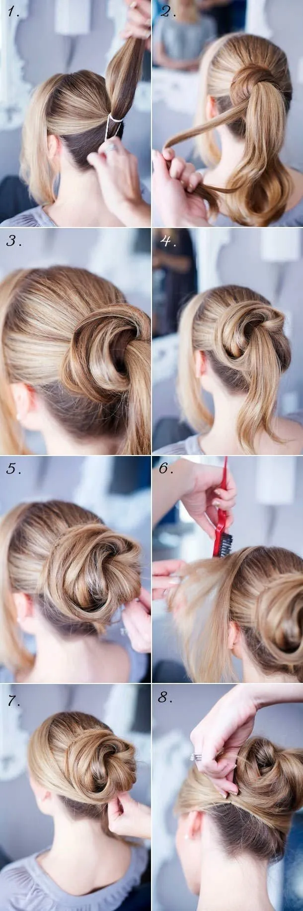 14 Easy Step by Step Updo Hairstyles Tutorials  Pretty Designs