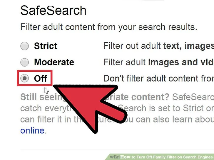 3 Ways to Turn Off Family Filter on Search Engines  wikiHow