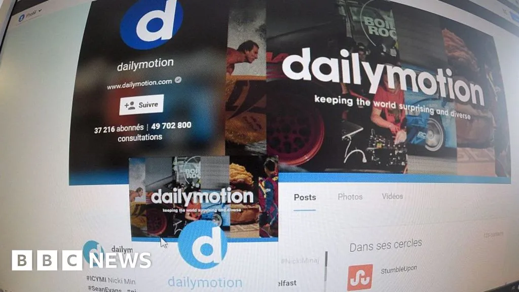 Millions of Dailymotion account details taken  BBC News