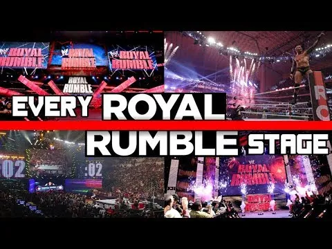 Evolution of the WWE Royal Rumble Stage EVERY Stage from 19882017 