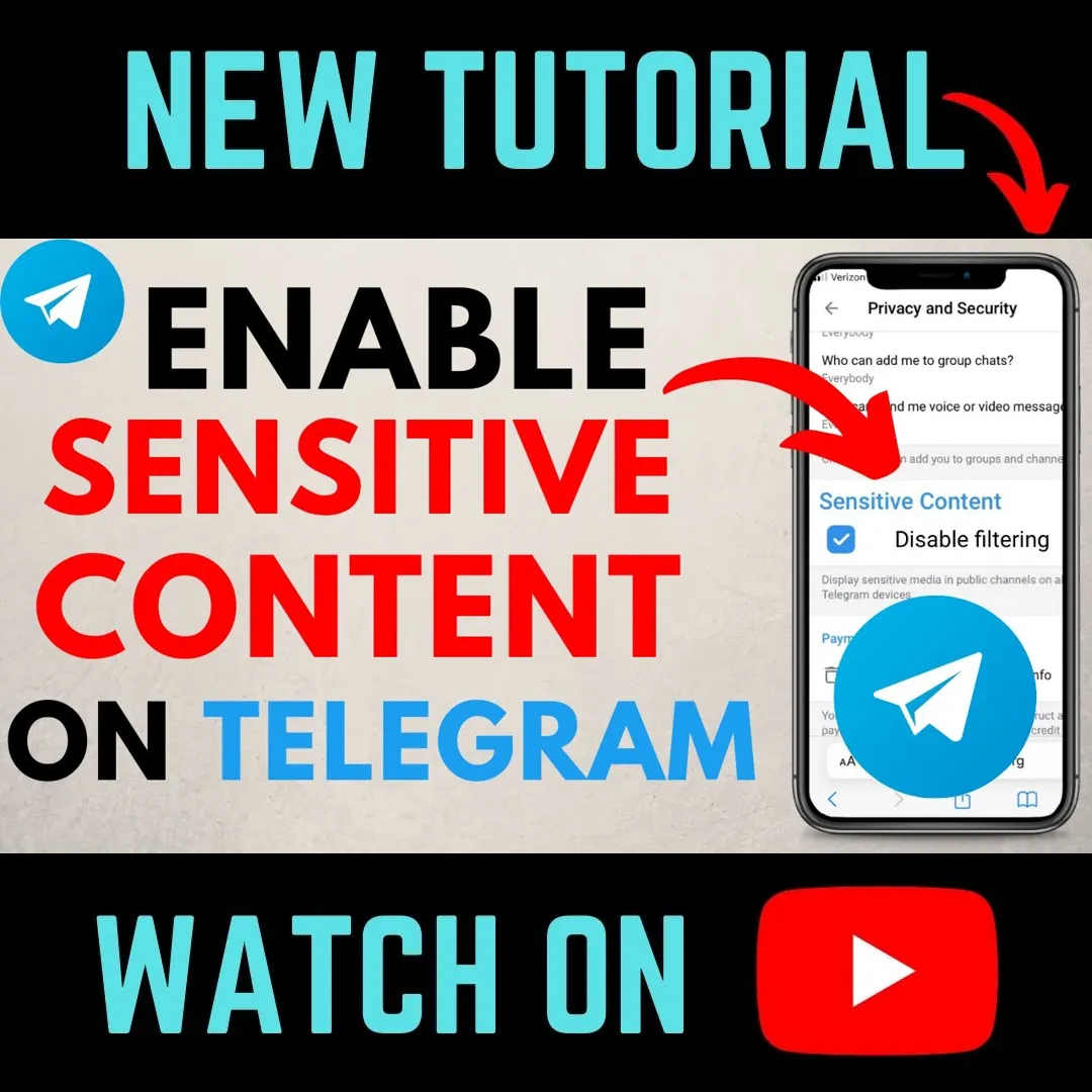 How to enable Sensitive Content settings on Telegram In this tutorial 