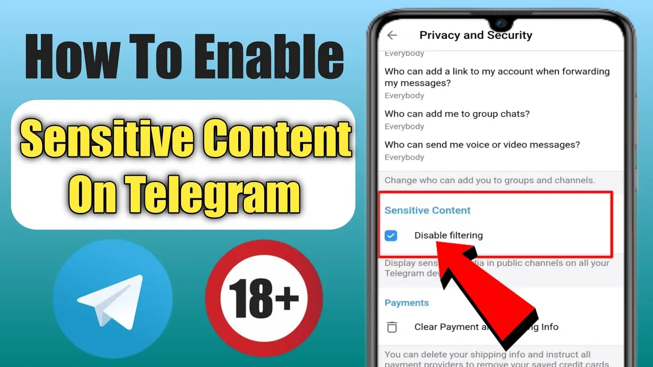 How to Allow Adult Content on Telegram with Privacy and Security Measures