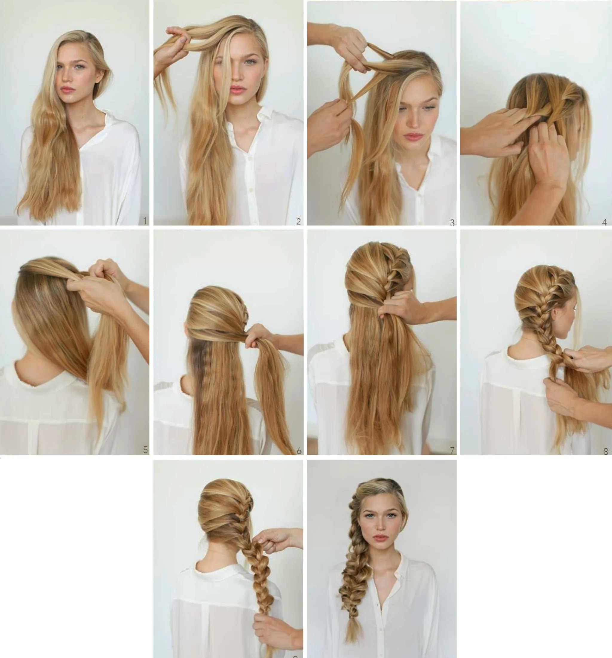 Easy Step By Step Tutorials On How To Do Braided Hairstyle 10 