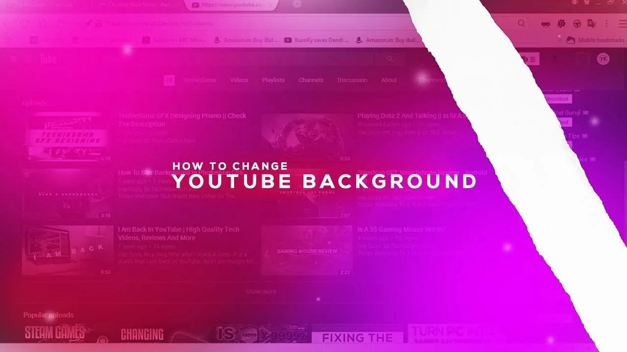 How To Change YouTube Background Color  YouTube