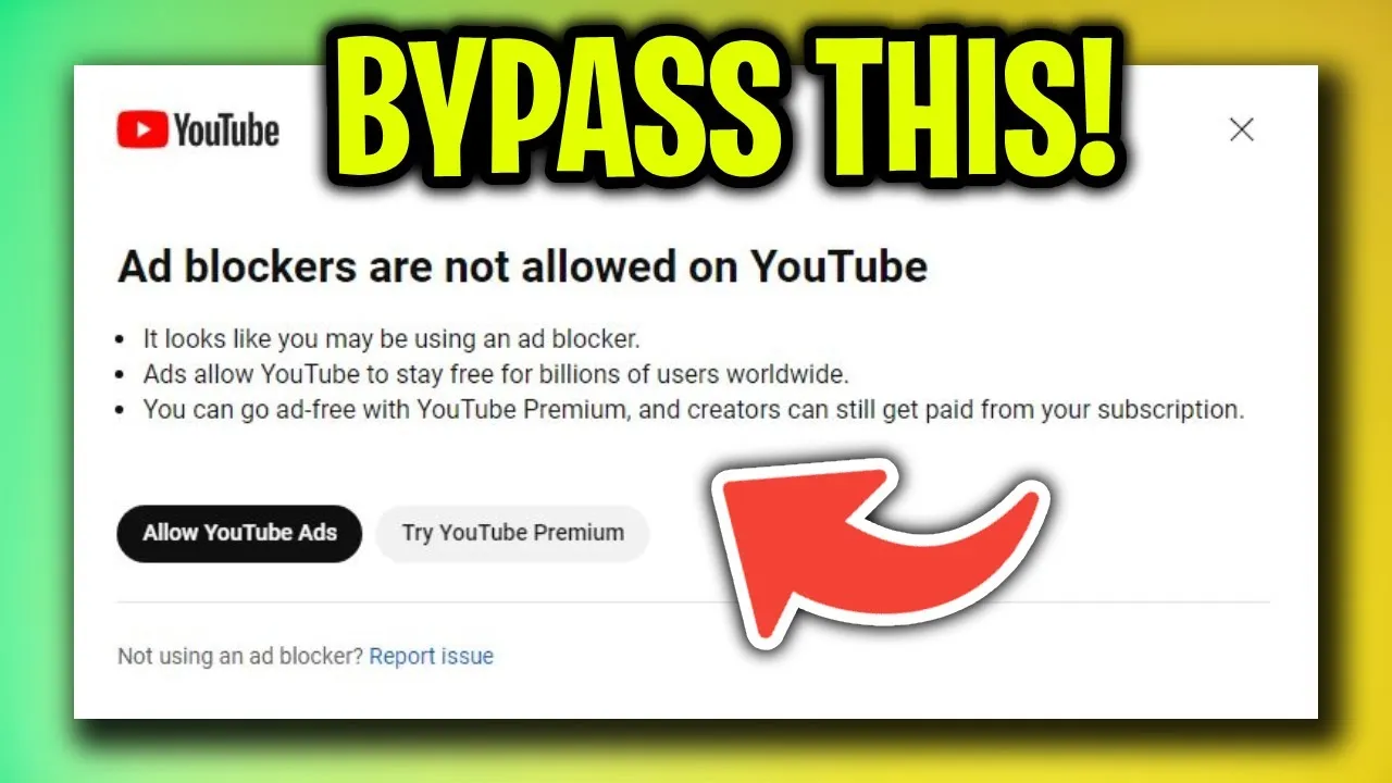 How to Fix  Bypass YouTube Anti Ad Block Detection WORKING September 