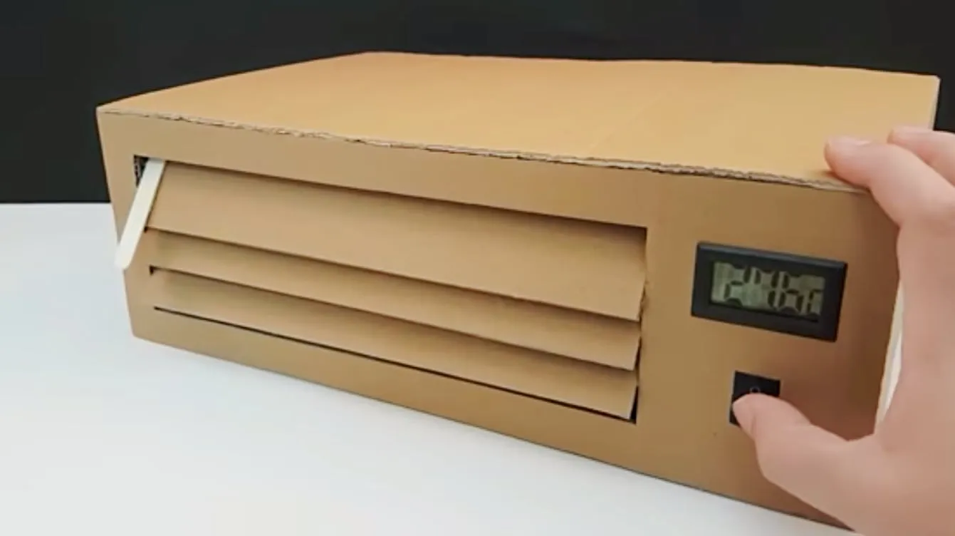 This DIY Air Conditioner Is Made Entirely From Cardboard  DIY Ways