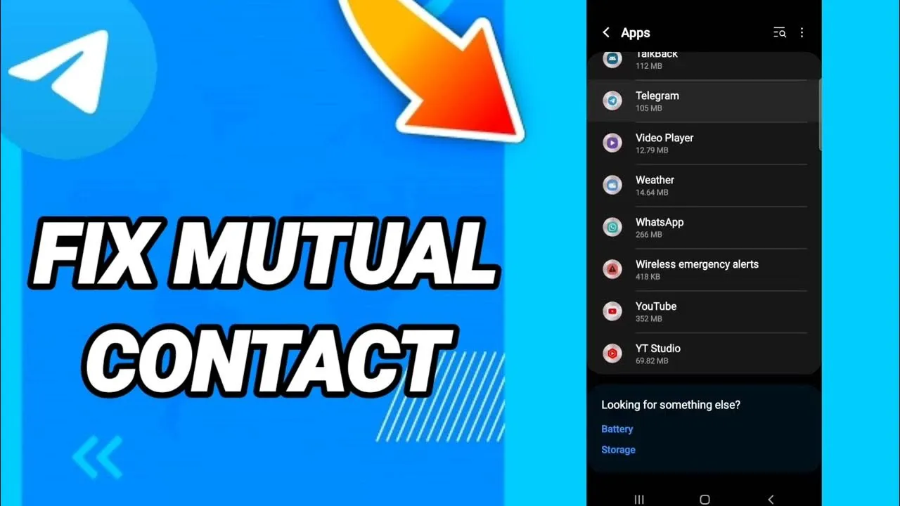 How to fix mutual contacts On Telegram  YouTube