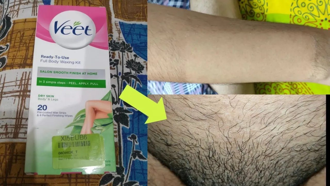 Veet Wax Review  How to use veet wax strip  veet wax strip use kaise 