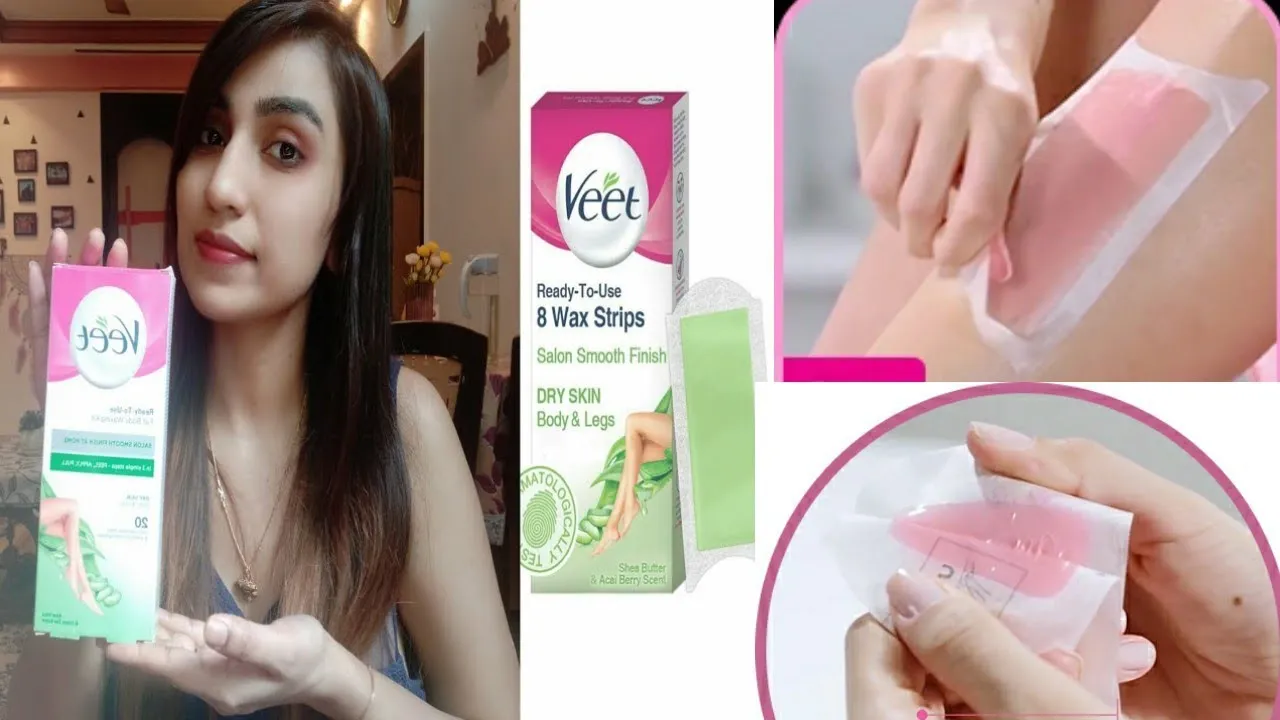 veet waxing strips Honest Review  Demo  How to Use Veet Wax Strips 