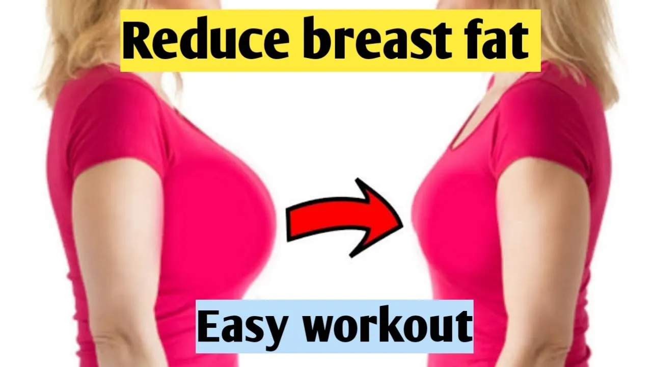 Reduce breast fat exercises ll Easy workout at home  YouTube