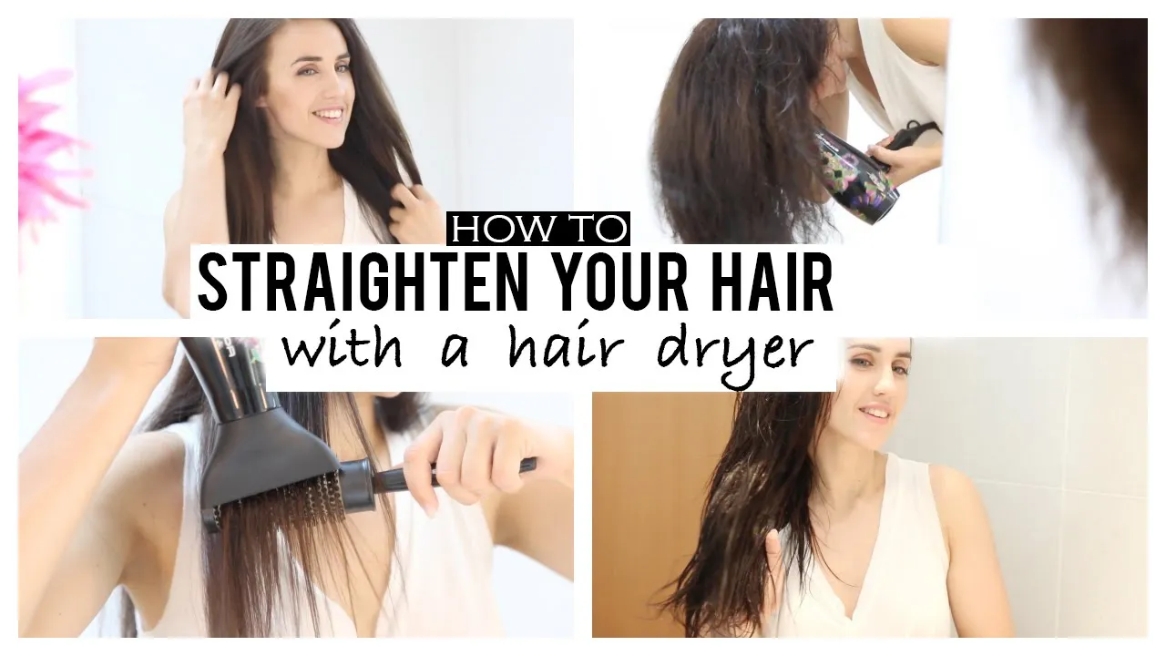 Perfectly Straighten Your Hair with a Blow Dryer Using Dailymotion