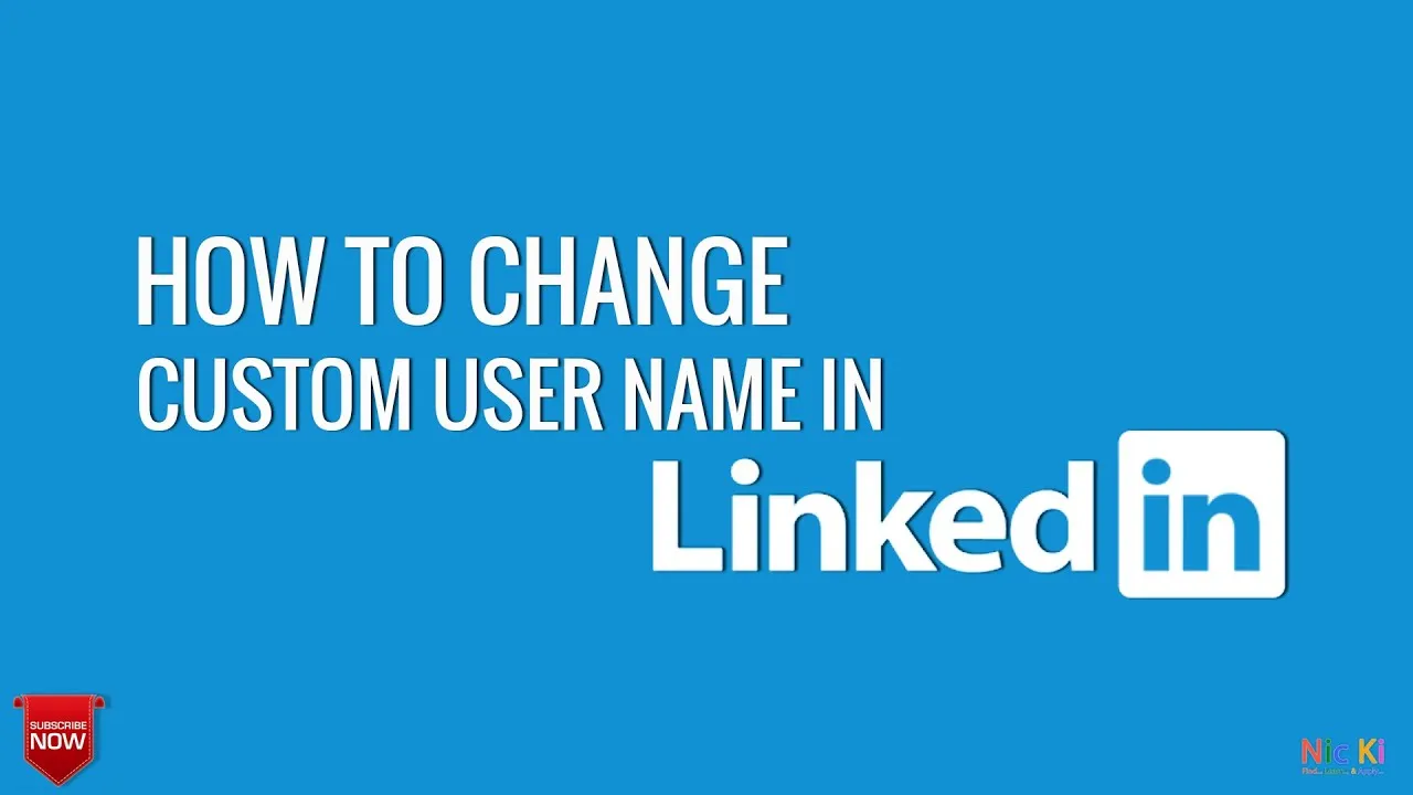 How to Change Custom User Name in LinkedIn  YouTube