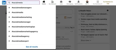 Mastering Hashtag Searches on LinkedIn for the Latest Trends
