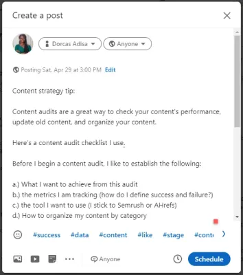 Finding and Managing Your Scheduled Posts on LinkedIn