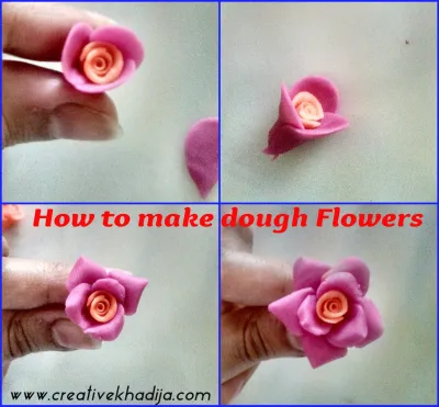 How to Make Beautiful Dough Flowers with a Simple DIY Craft Tutorial