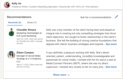 How to Request a Recommendation on LinkedIn for Professionals