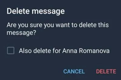What Happens When You Delete a Message on Telegram