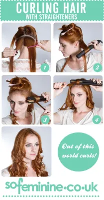 Perfectly Curling Your Hair with a Straightener