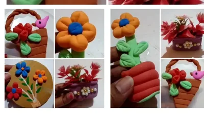 Creating Beautiful Clay Flowers on Dailymotion