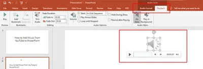 How to Add Music from YouTube to a PowerPoint Presentation