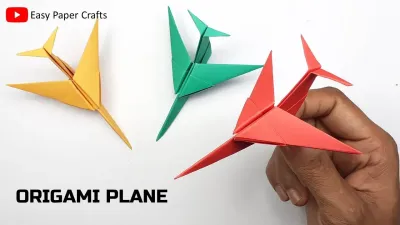How to Make a Paper Aeroplane – Simple Craft Tutorial