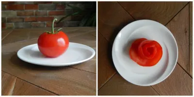 Fun DIY Guide to Crafting a Tomato Rose