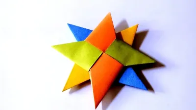 Creating a Double Ninja Star Fun Craft Tutorial