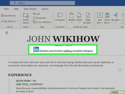 Creating a LinkedIn Hyperlink for Your Resume