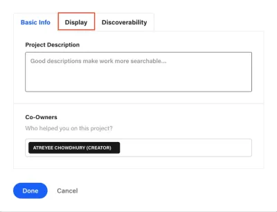 How to Change the Name of a Project in Behance
