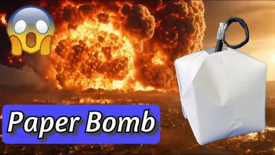 DIY Paper Bomb That Explodes with Dailymotion Tutorials