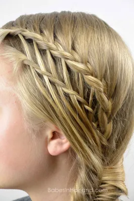 Creative Hairstyling Tutorial for Making a Feather Braid